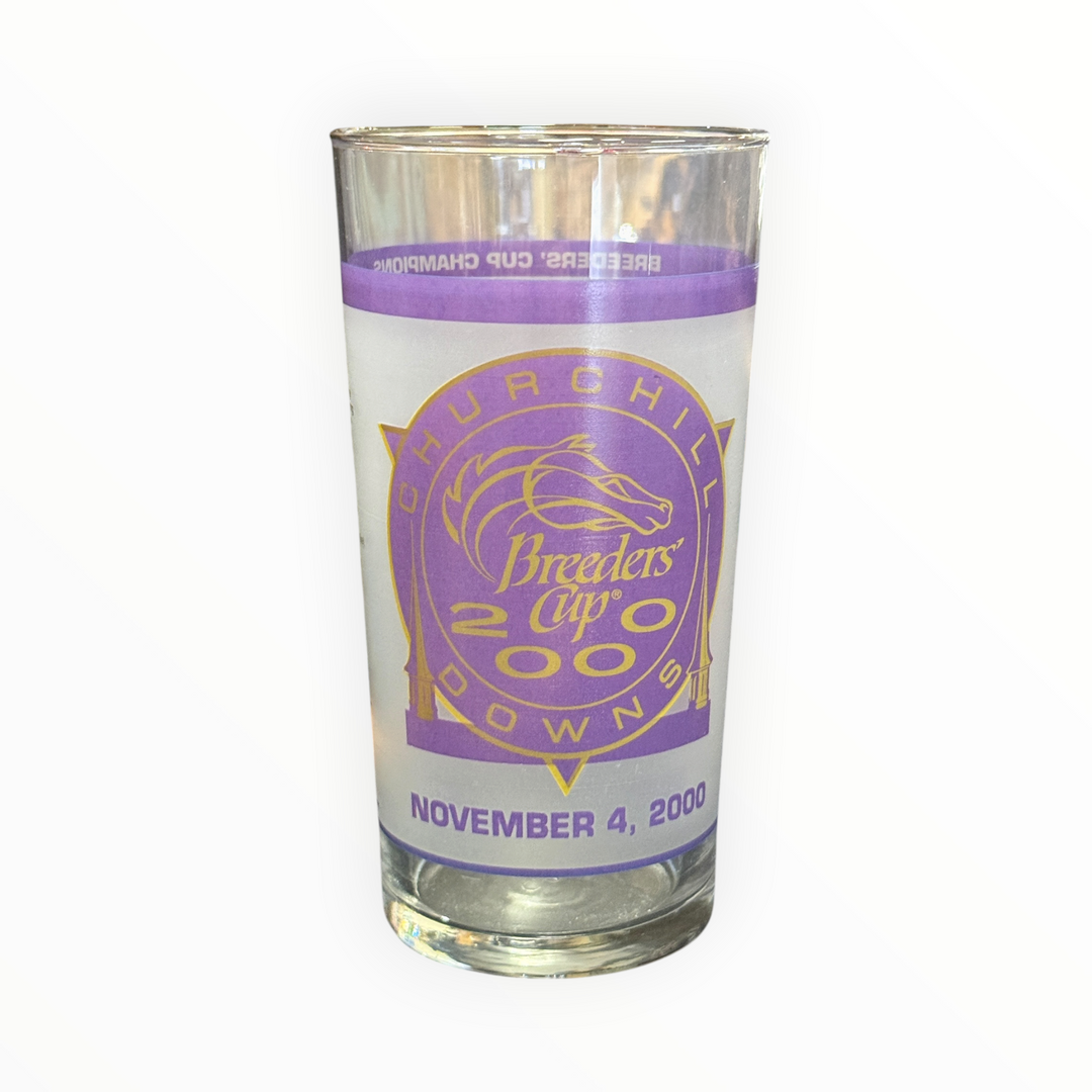 Kentucky Derby 2000 Breeders Cup Glass November 4 2000