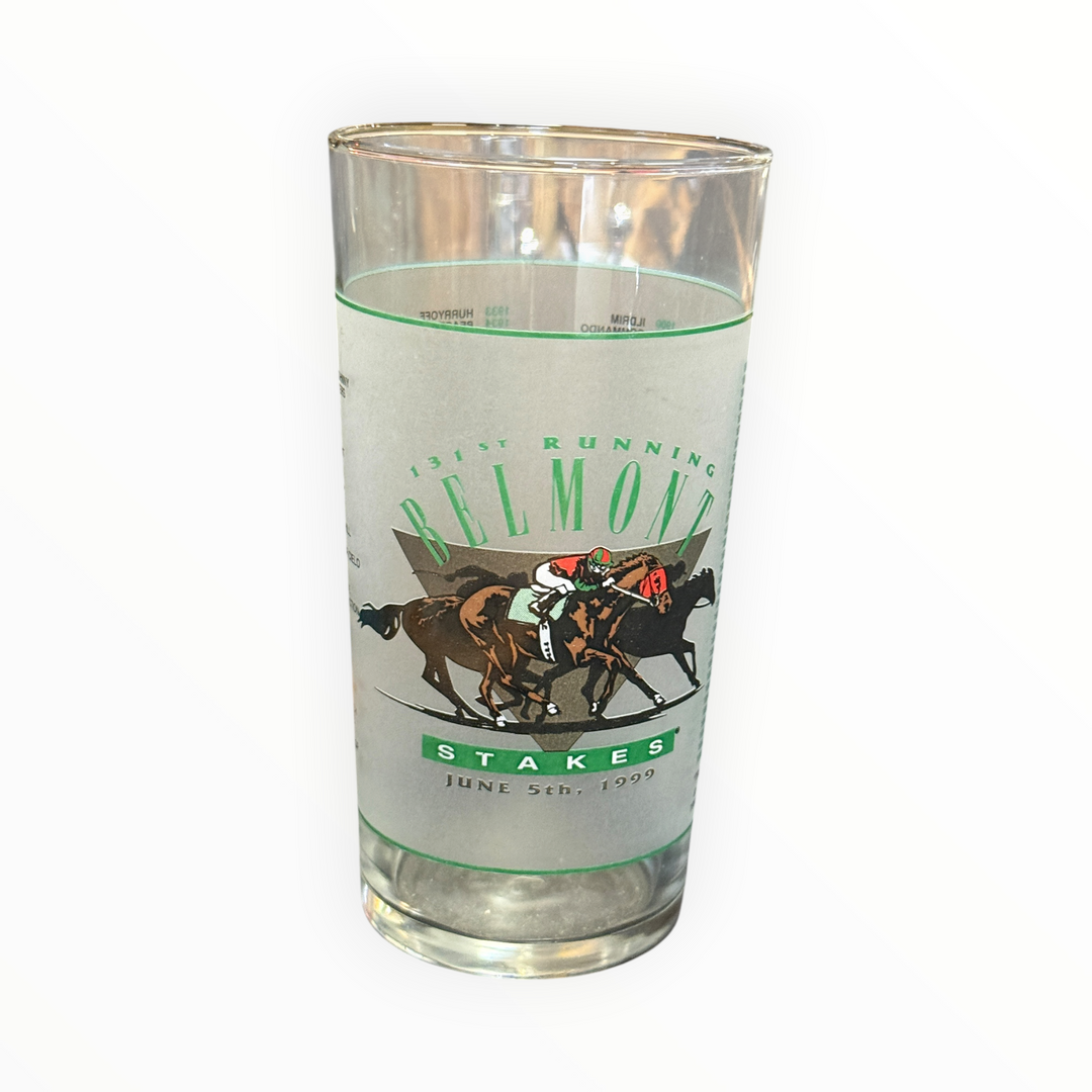 1999 Belmont Stakes 131st Running Belmont Jewel  Mint Julep Glass