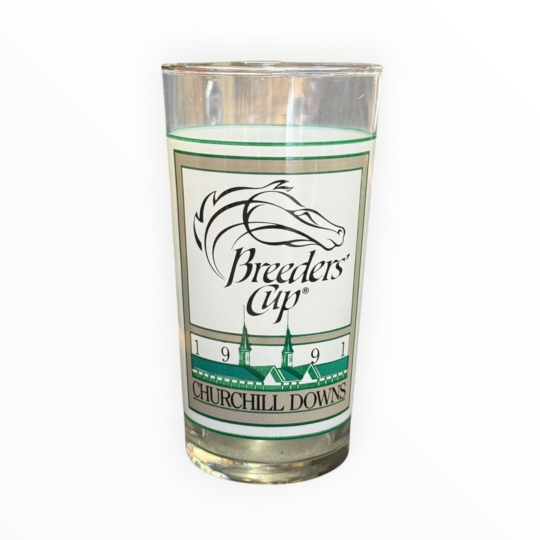1991 Breeders Cup Stakes Collector Souvenir Glass Churchill Downs
