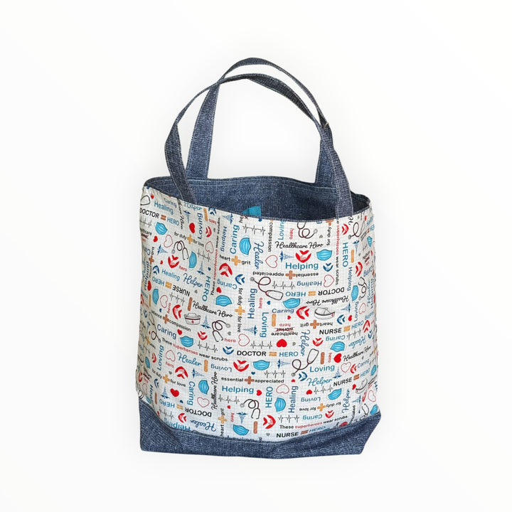 Vintage Stitches Tote Bag - Healthcare Hero
