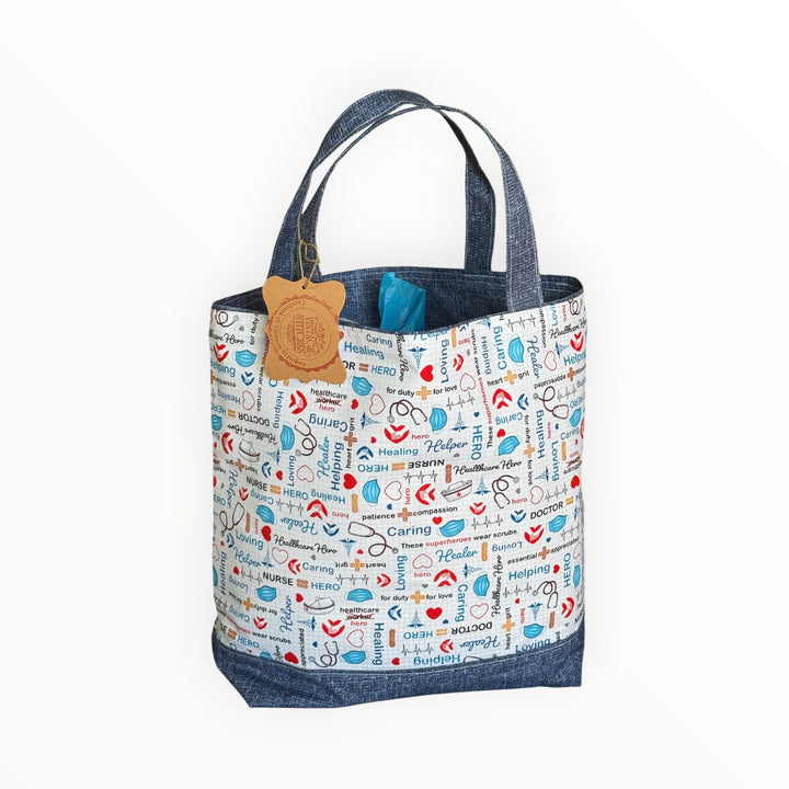 Vintage Stitches Tote Bag - Healthcare Hero