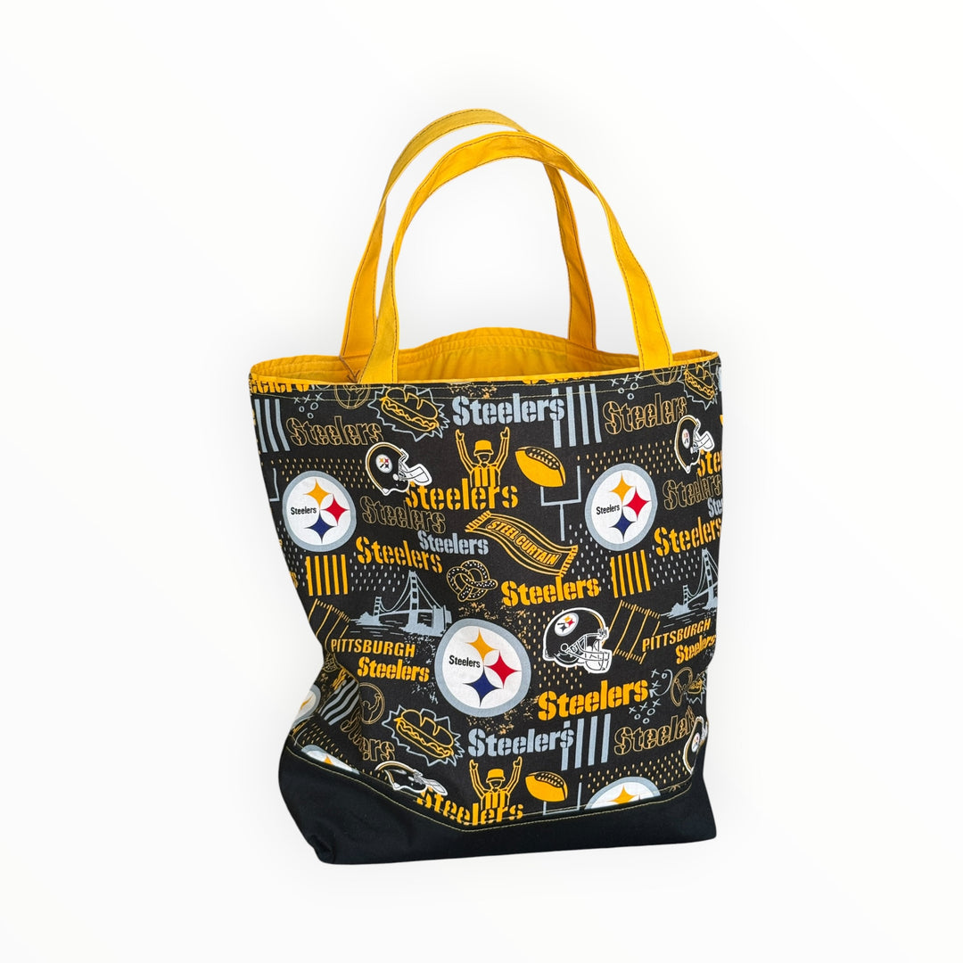 Vintage Stitches Tote Bag - Pittsburgh Steelers Yellow