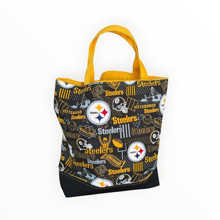Vintage Stitches Tote Bag - Pittsburgh Steelers Yellow