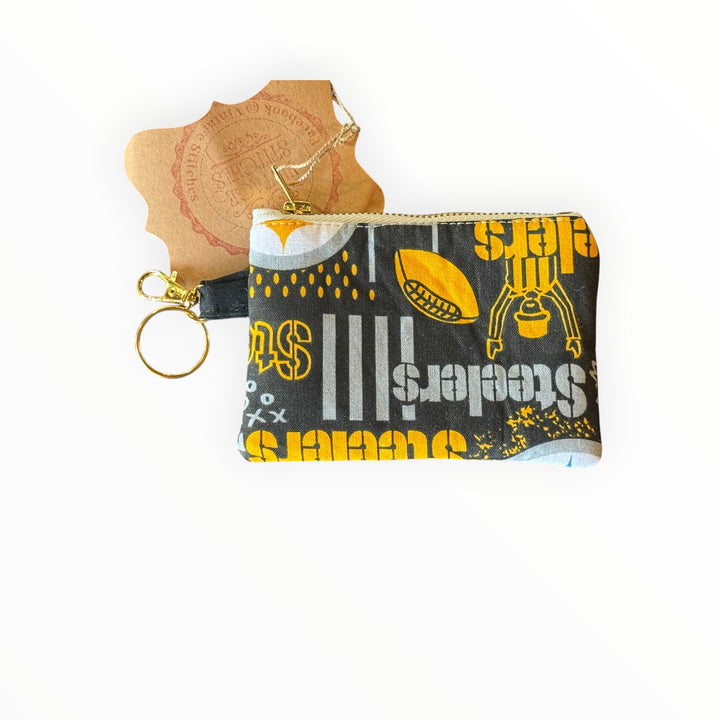 Vintage Stitches Change Purse - Pittsburgh Steelers Black
