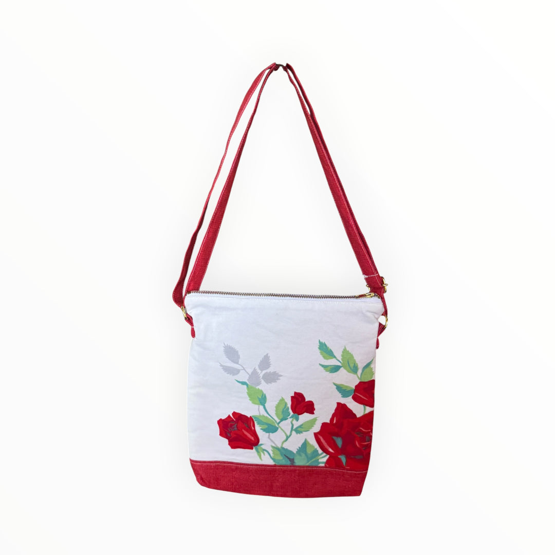 Vintage Stitches Crossbody  - Floral 