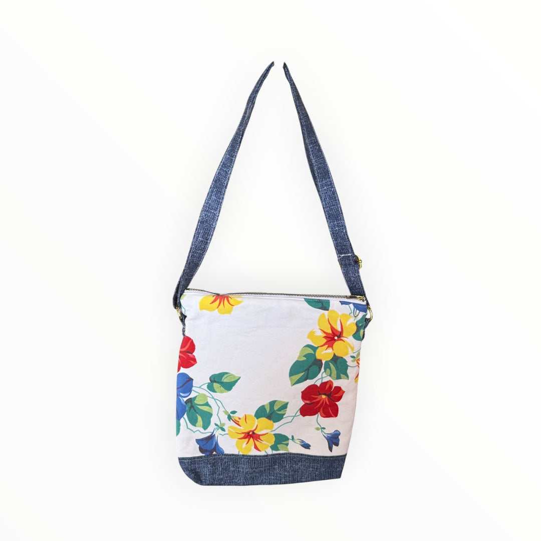 Vintage Stitches Crossbody  - Floral 