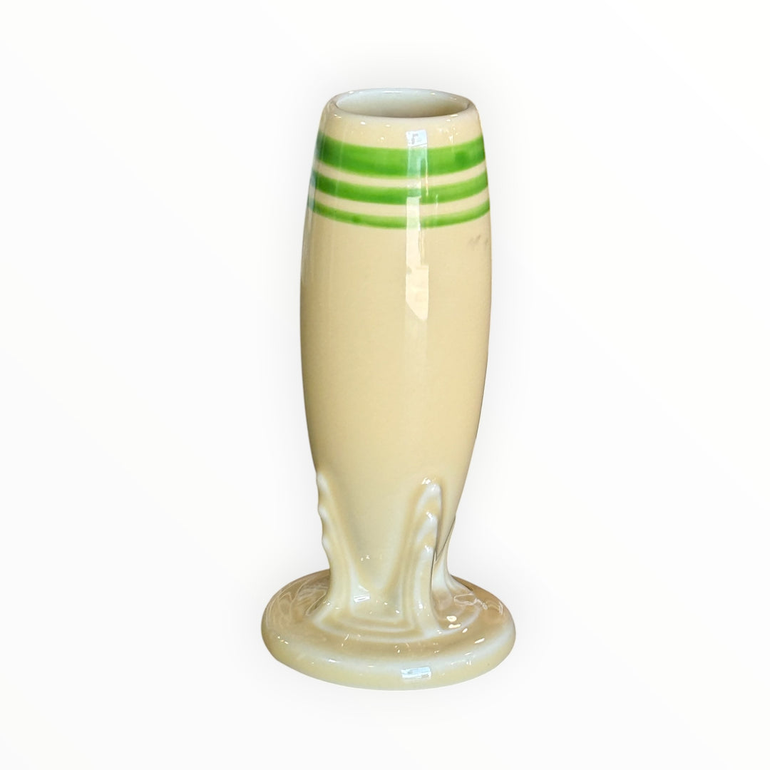 Fiestaware HLCCA Bud Vase Green Stripe