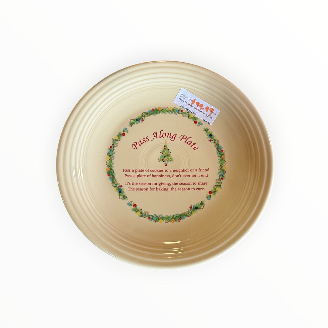 Fiestaware Christmas - Tree Pass A Long Plate