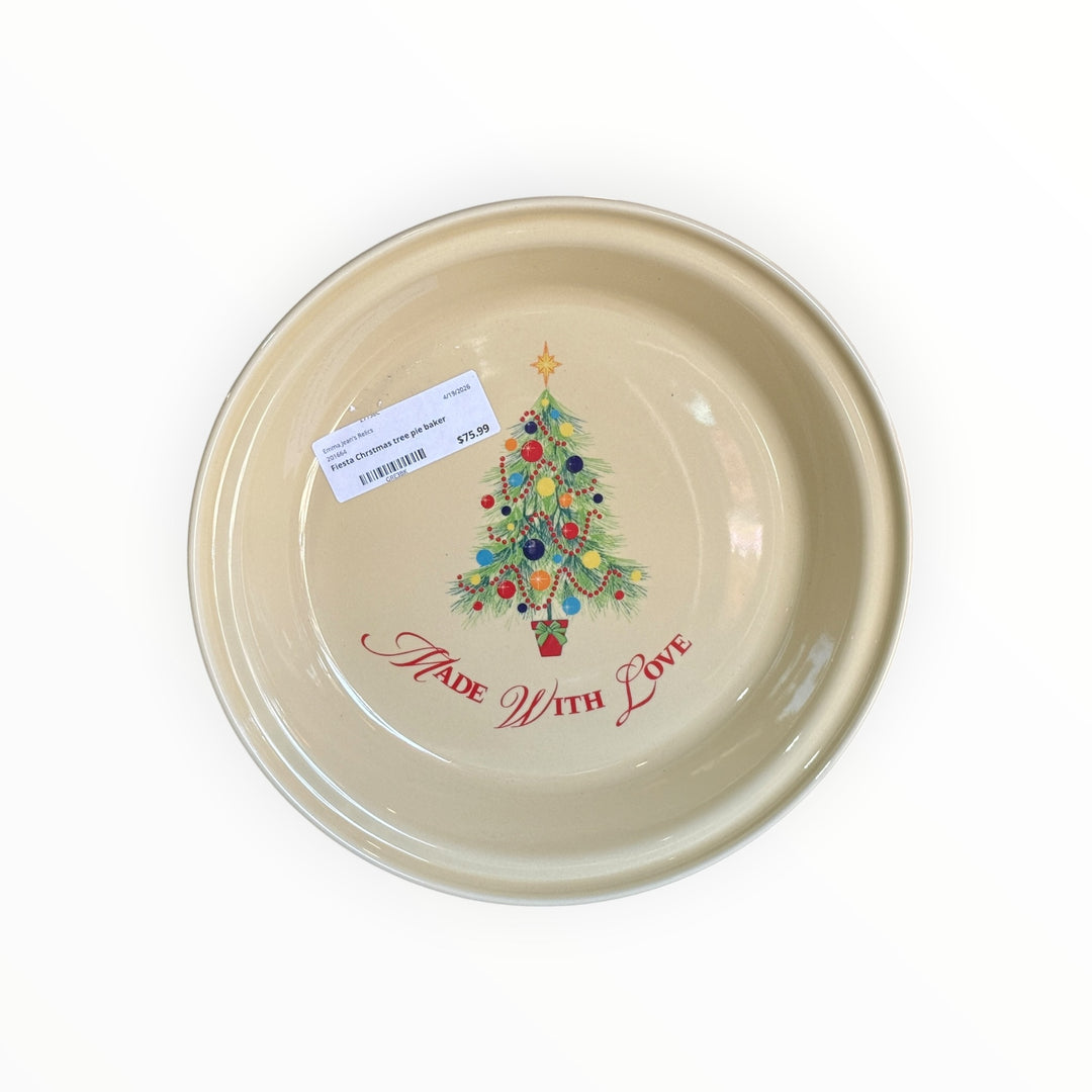 Fiestaware Christmas - Pie Baker