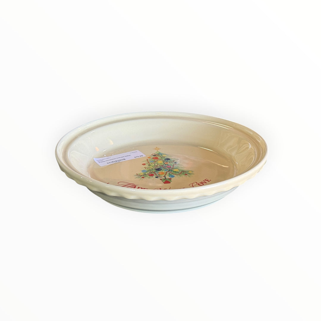 Fiestaware Christmas - Pie Baker