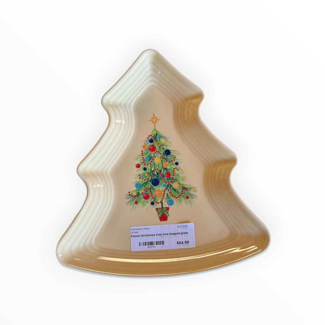 Fiestaware Christmas - Tree Shaped Plate