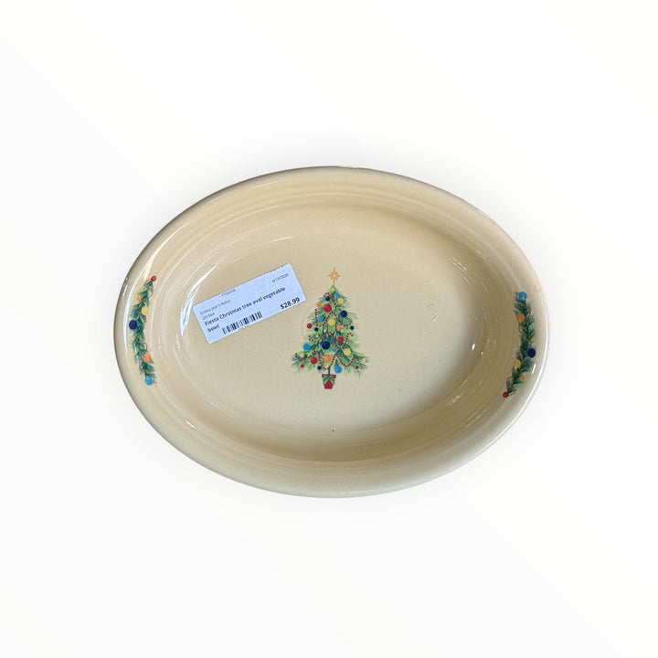 Fiestaware Christmas - Tree Oval Vegetable Bowl