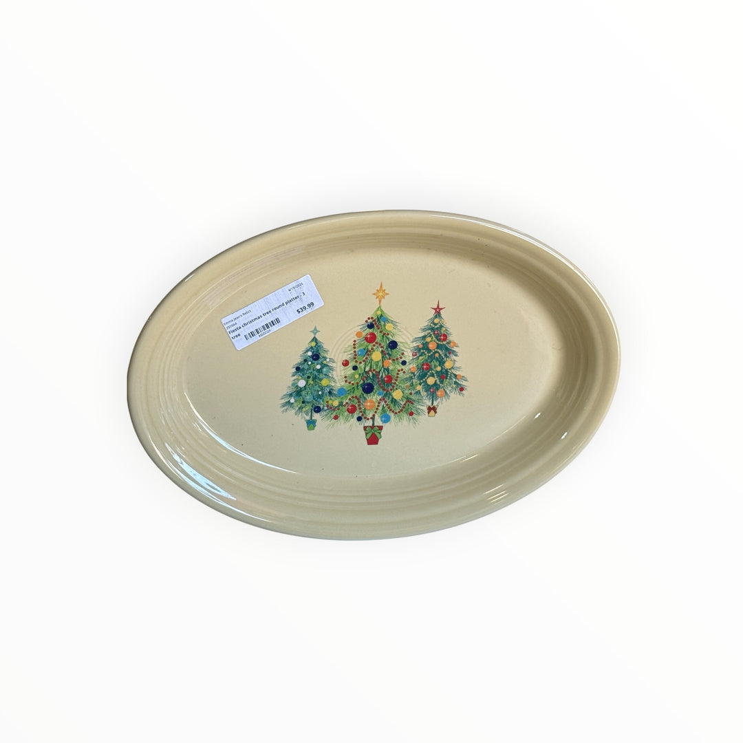Fiestaware Christmas - Tree Trio Oval Platter