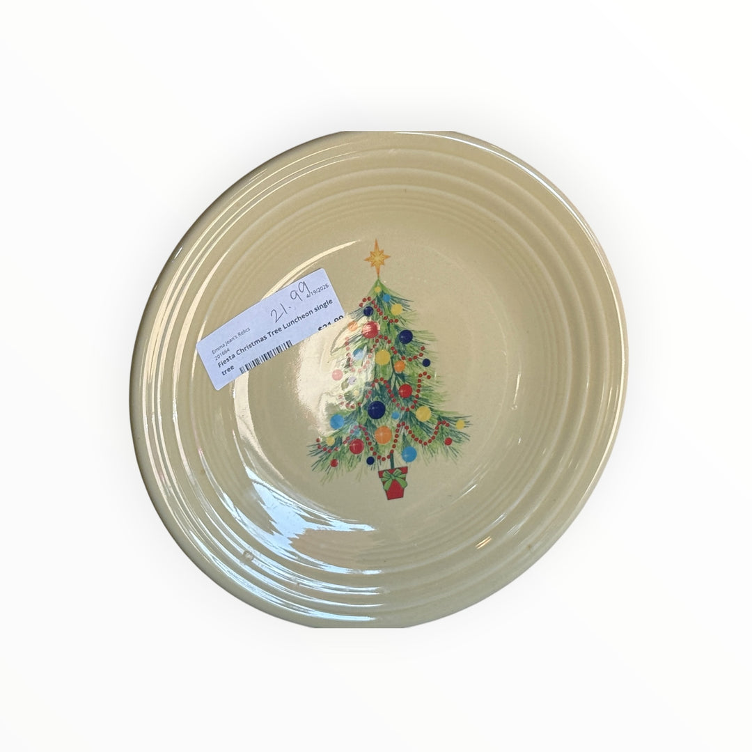 Fiestaware Christmas - Tree Luncheon Plate