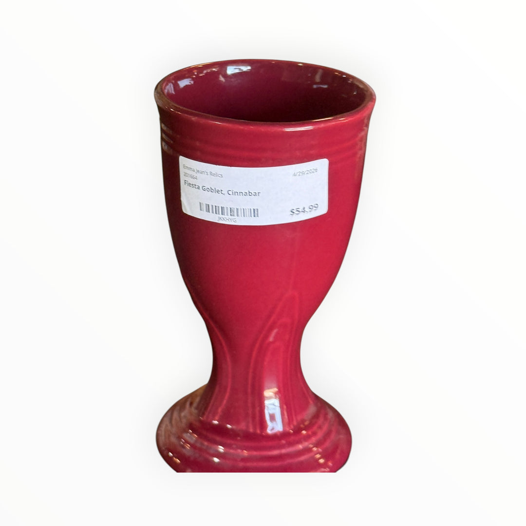 Fiestaware Goblet - Cinnabar