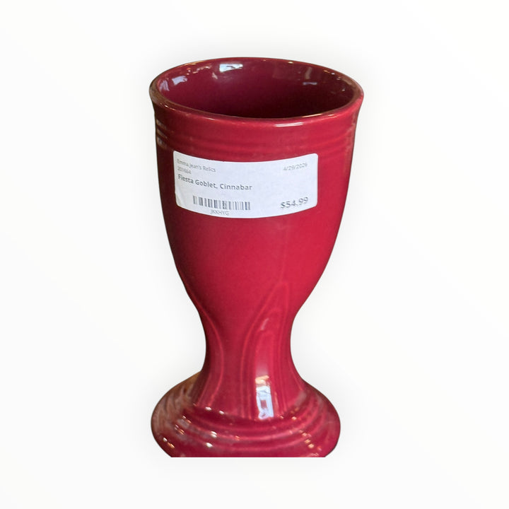 Fiestaware Goblet - Cinnabar