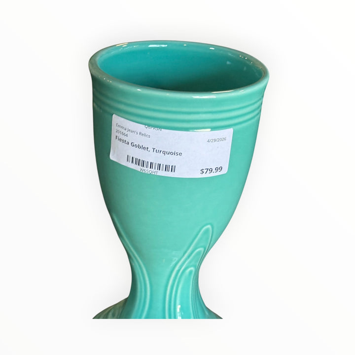 Fiestaware Goblet - Turquoise