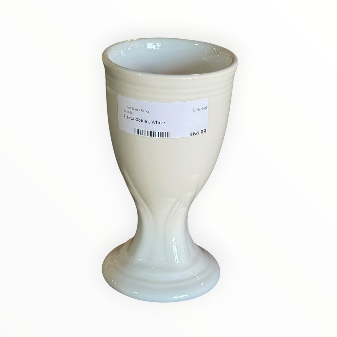 Fiestaware Goblet - White