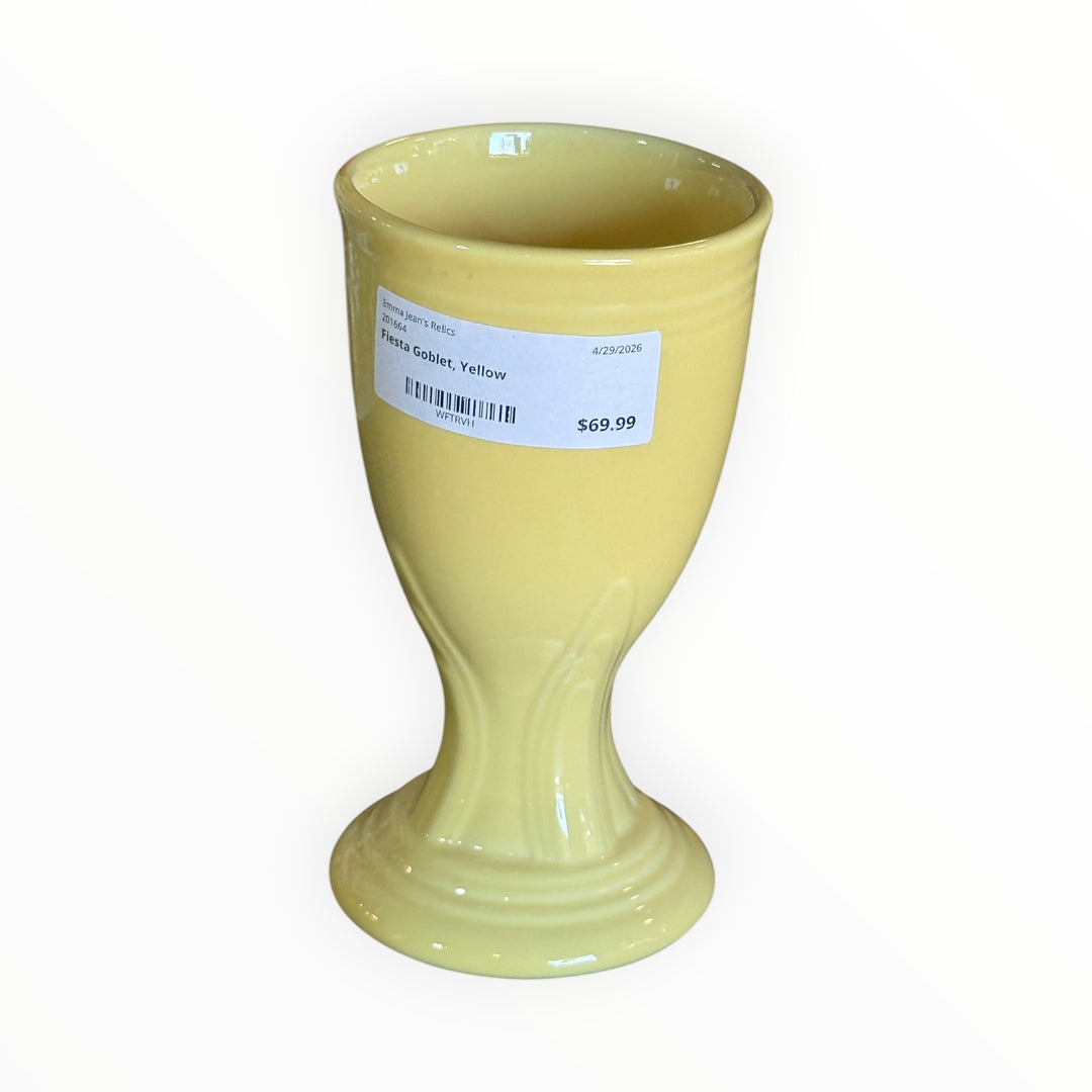 Fiestaware Goblet - Yellow