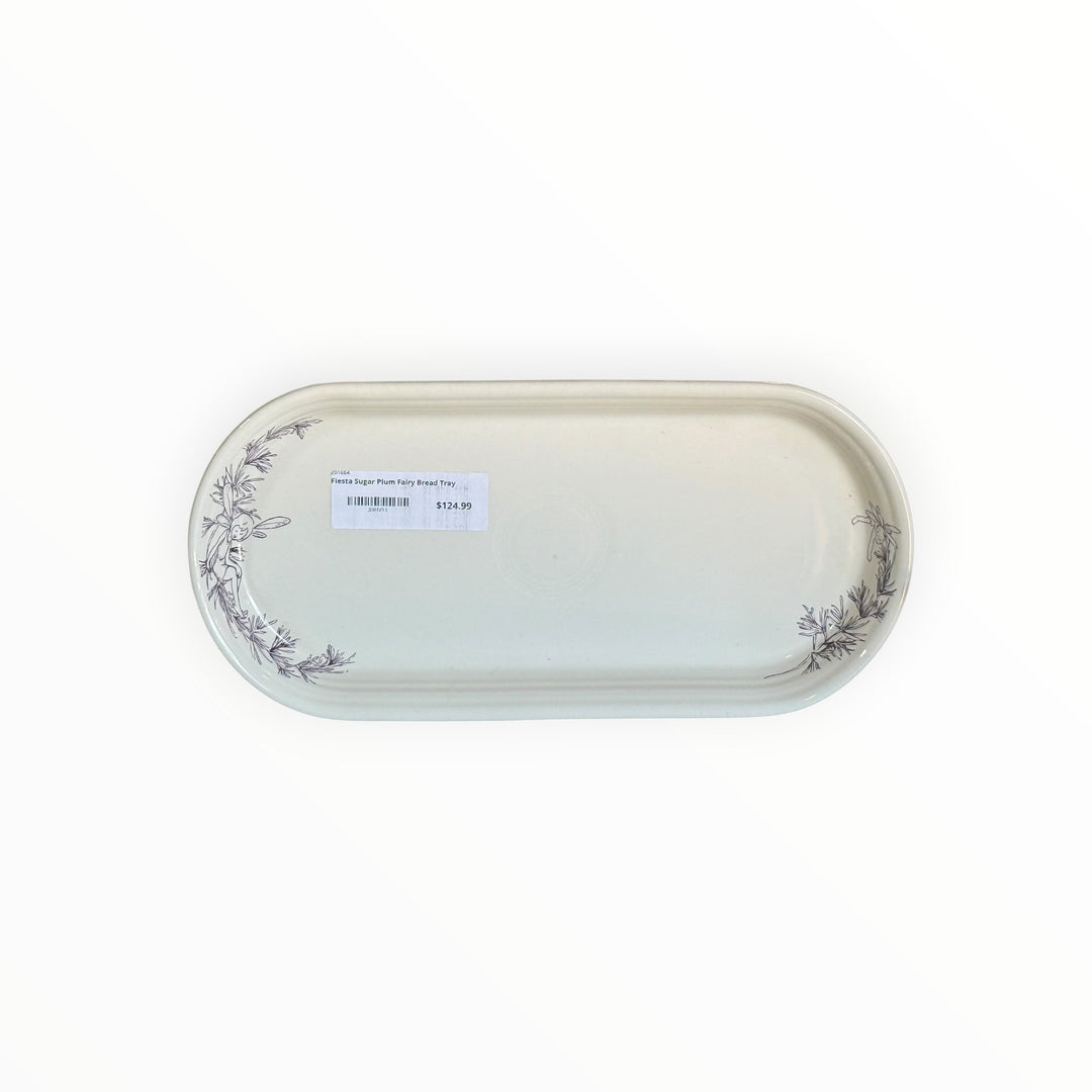 Fiestaware Sugar Plum Fairy Bread Tray