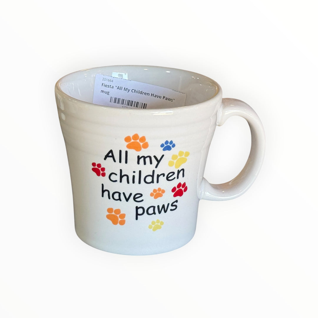 Fiestaware All My Children Have Paws Mug