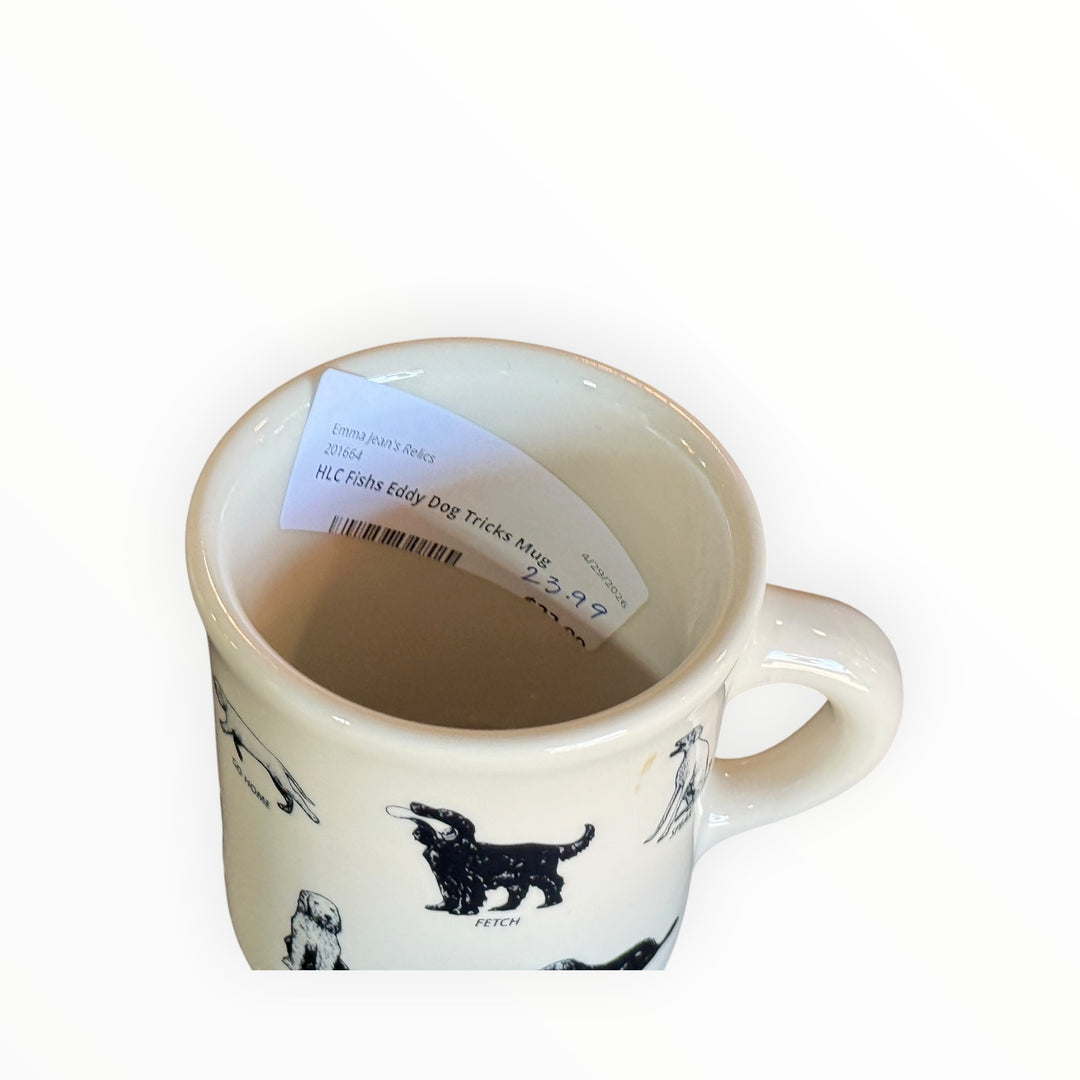 HLC Fishs Eddy Dog Tricks Mug