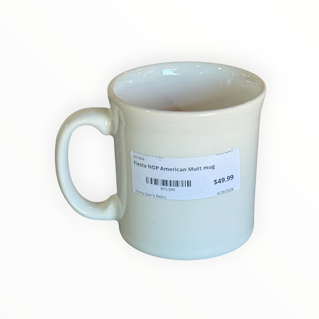 Fiestaware NOP American Mutt Mug