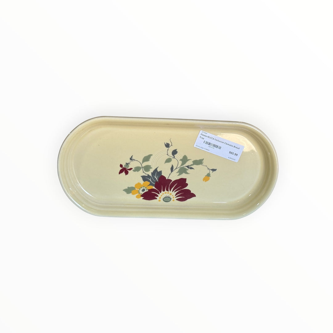 Fiestaware HLCCA Exclusive Clematis Bread Tray