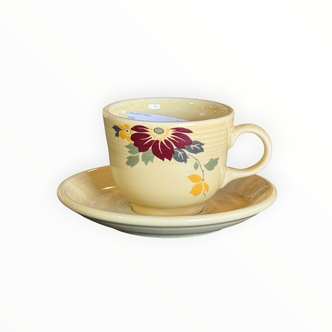 Fiestaware HLCCA Exclusive Clematis Cup &amp; Saucer