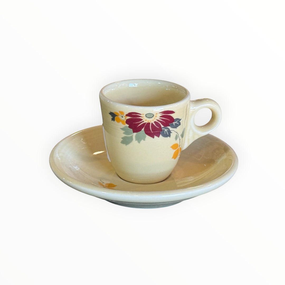 Fiestaware HLCCA Exclusive Clematis Demi Cup &amp; Saucer
