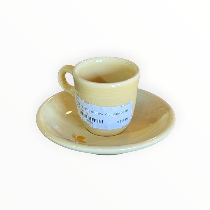 Fiestaware HLCCA Exclusive Clematis Demi Cup &amp; Saucer