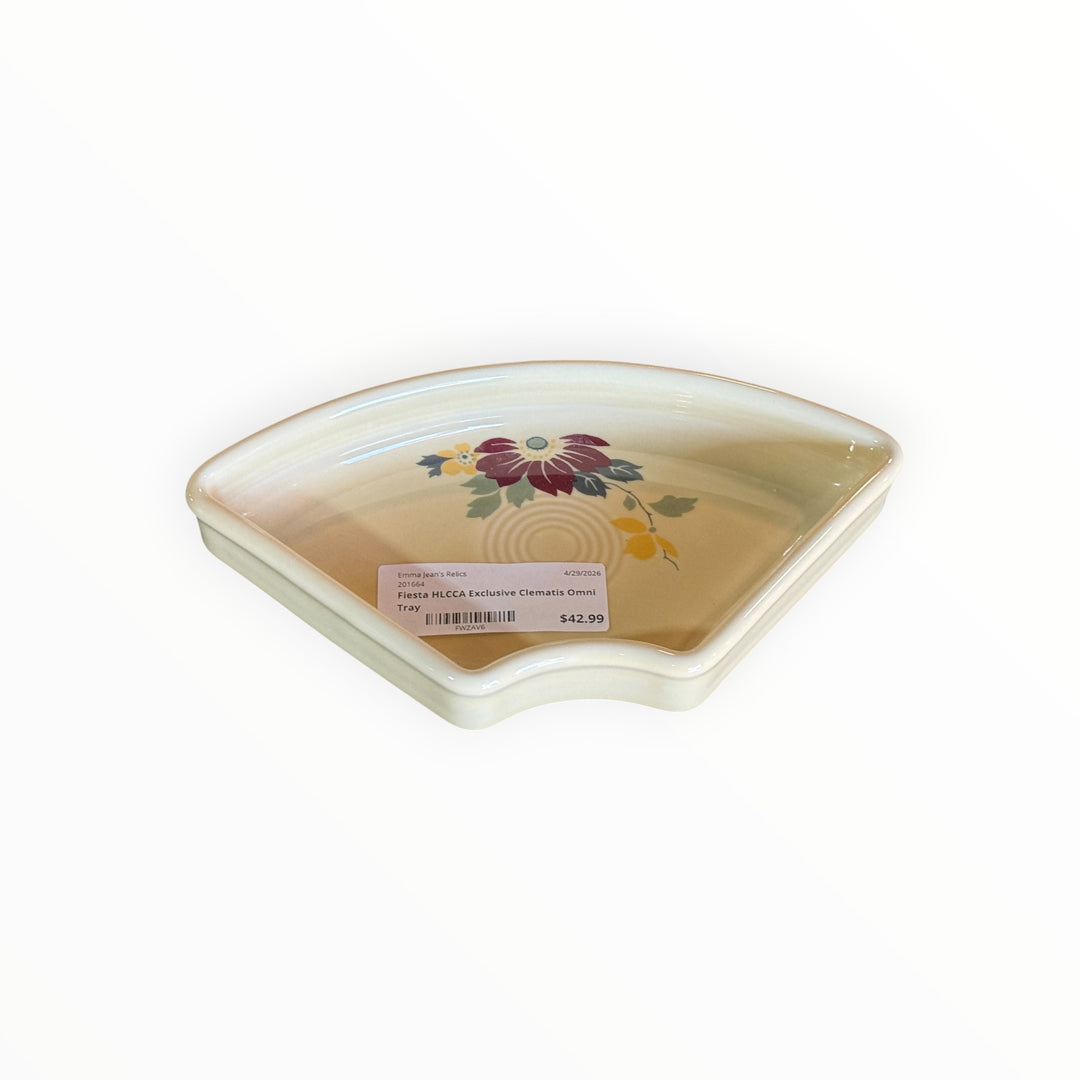 Fiestaware HLCCA Exclusive Clematis Omni Tray 
