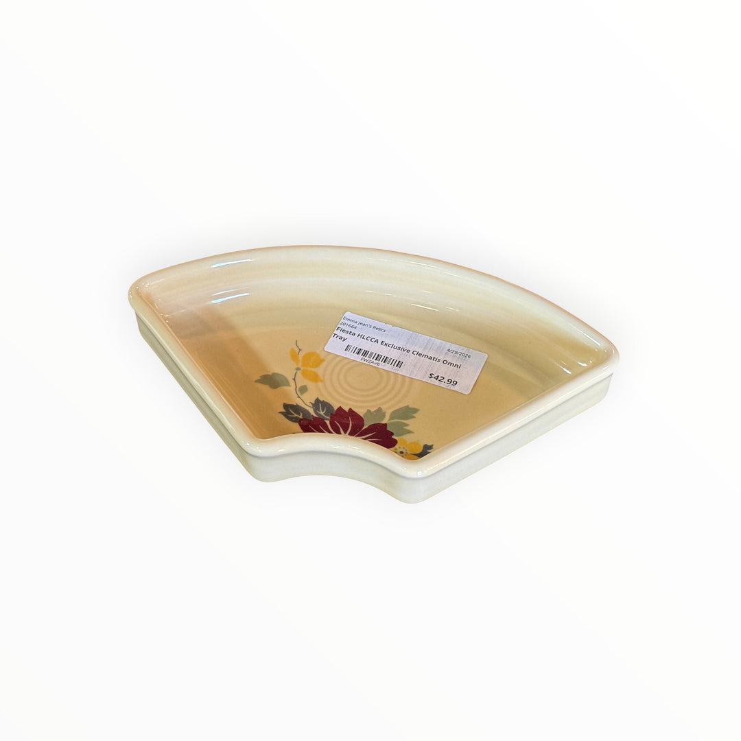 Fiestaware HLCCA Exclusive Clematis Omni Tray 