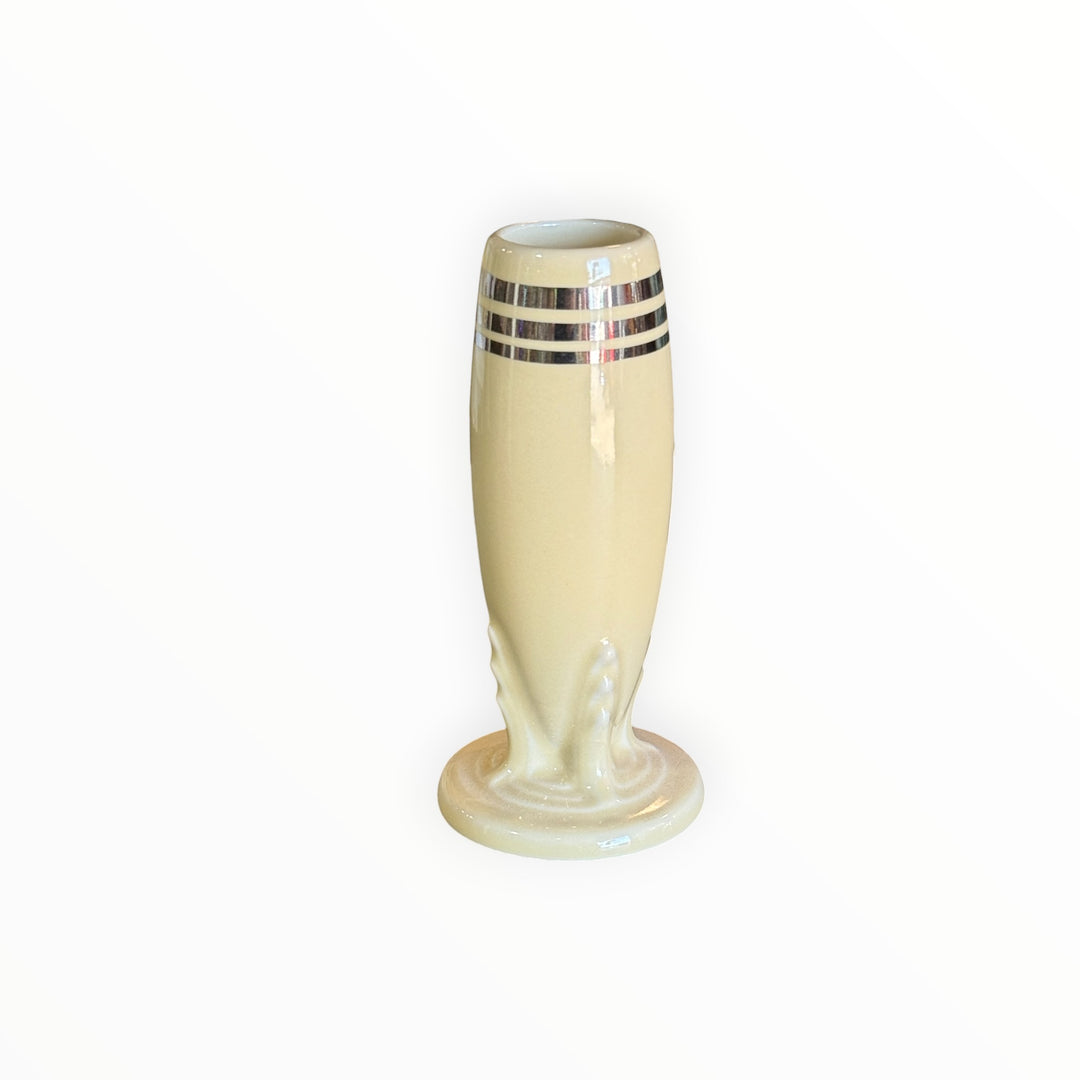 Fiestaware HLCCA Exclusive Platinum Stripe Bud Vase