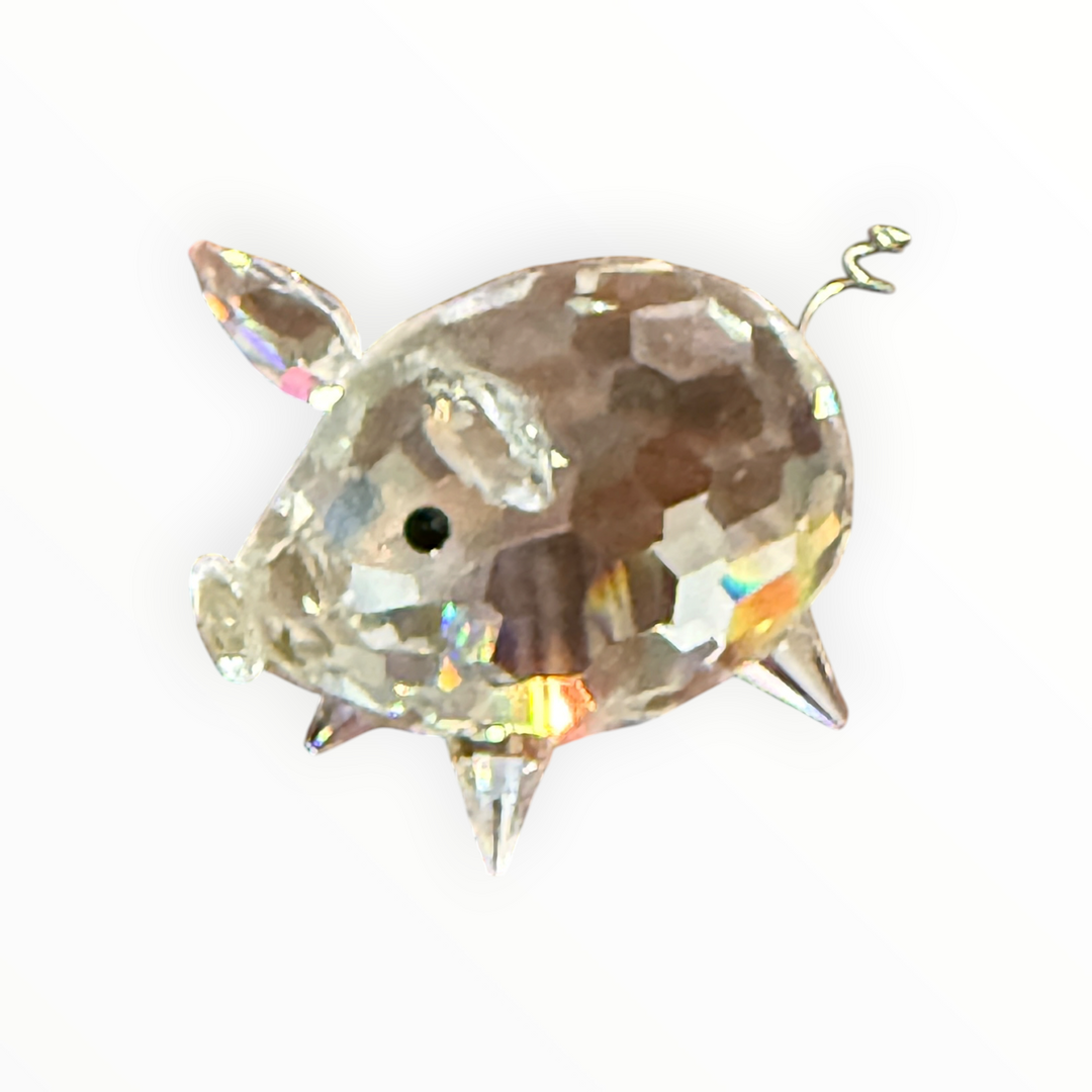 Swarovski Crystal Pig 2"