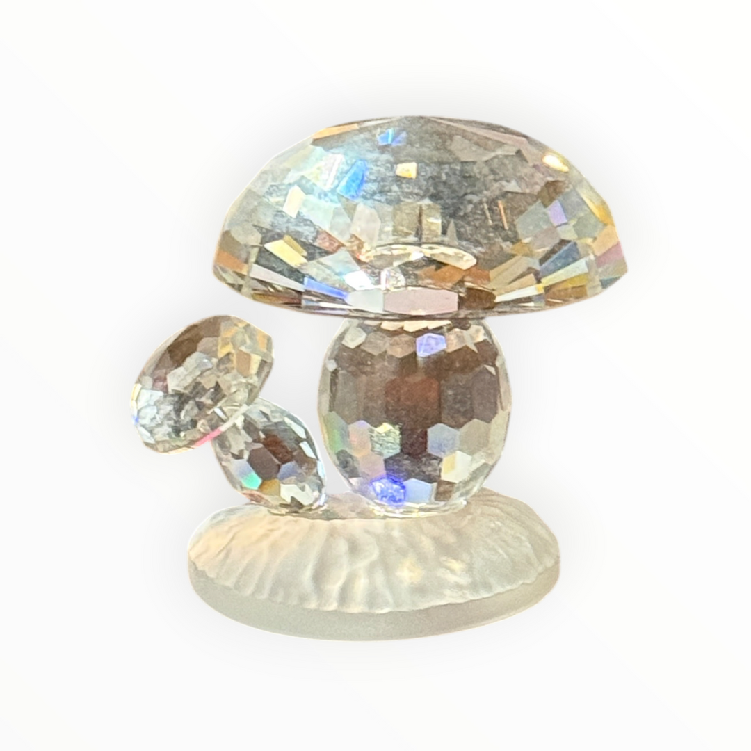 Swarovski Mini Mushrooms Crystal Figurine 1"