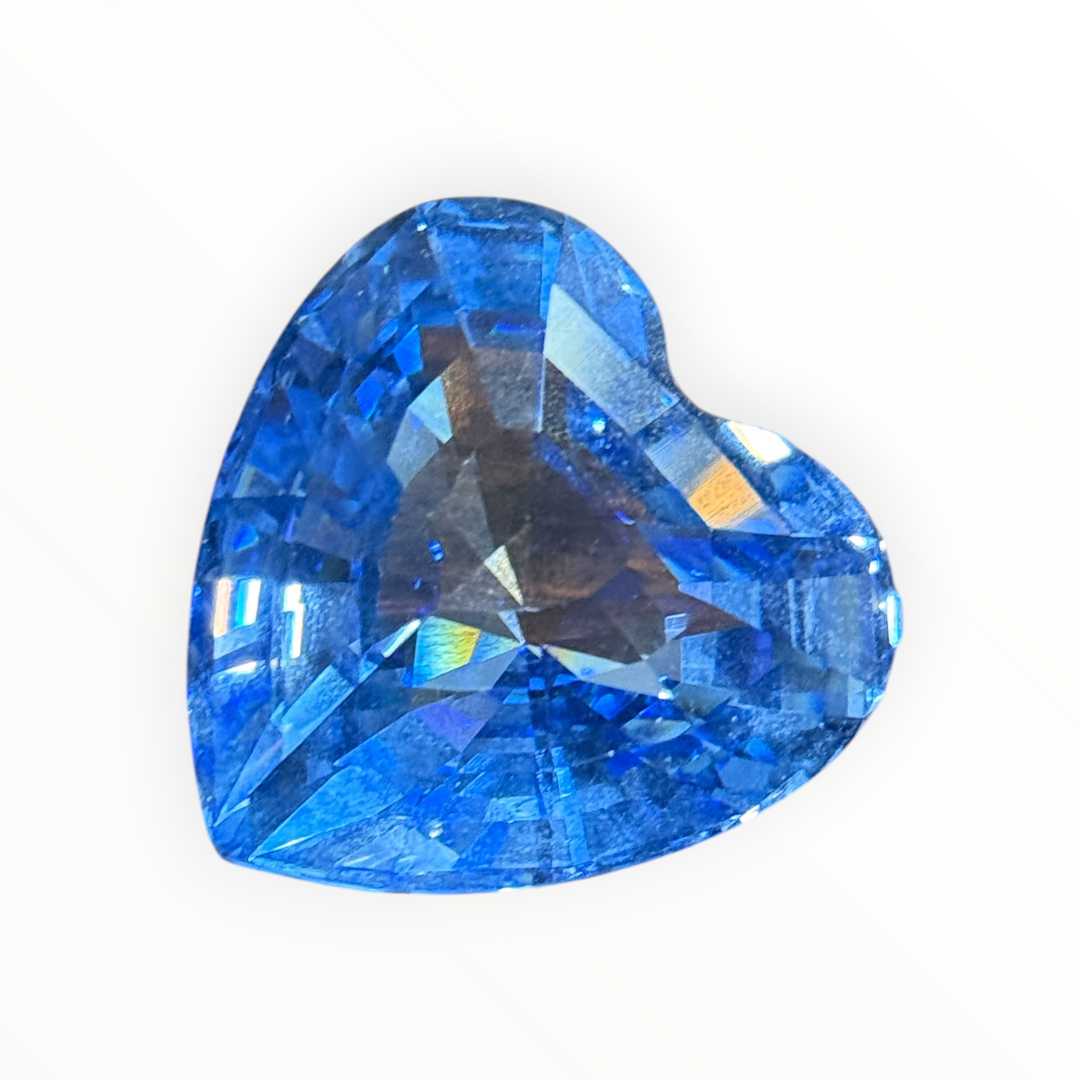 Swarovski 1997 SCS Crystal Renewal Figurine "BLUE HEART"  1.5"
