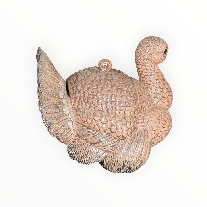 Large Handmade Turkey Cookie Jar