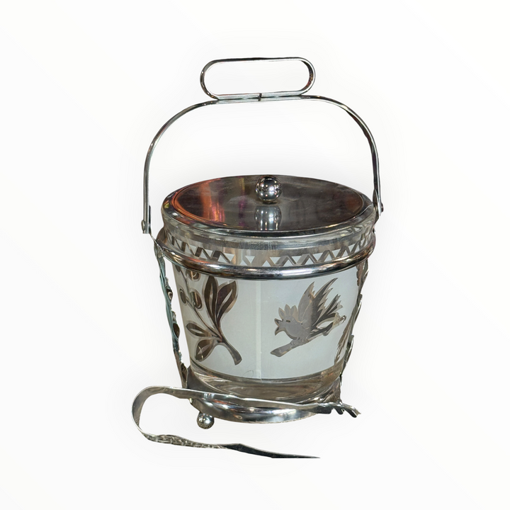 MCM Glass Ice Bucket