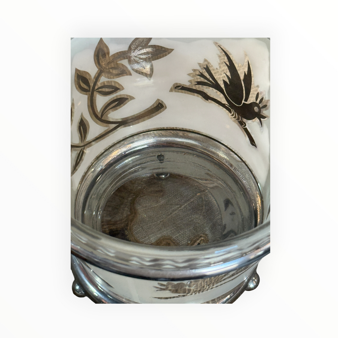 MCM Glass Ice Bucket