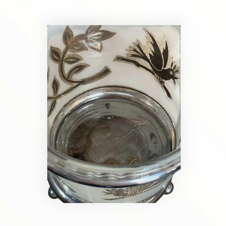 MCM Glass Ice Bucket