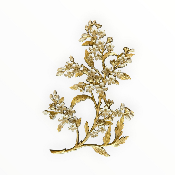 Vintage Syroco Bird and Dogwood Branch Plaque