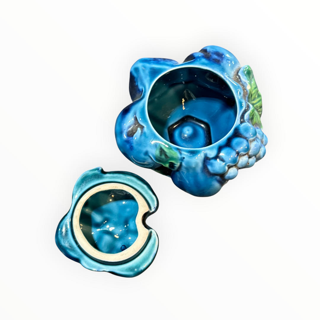 1960s Inarco Mood Indigo Blue Ceramic Coffee/Tea Set