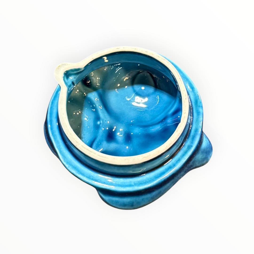 1960s Inarco Mood Indigo Blue Ceramic Coffee/Tea Set