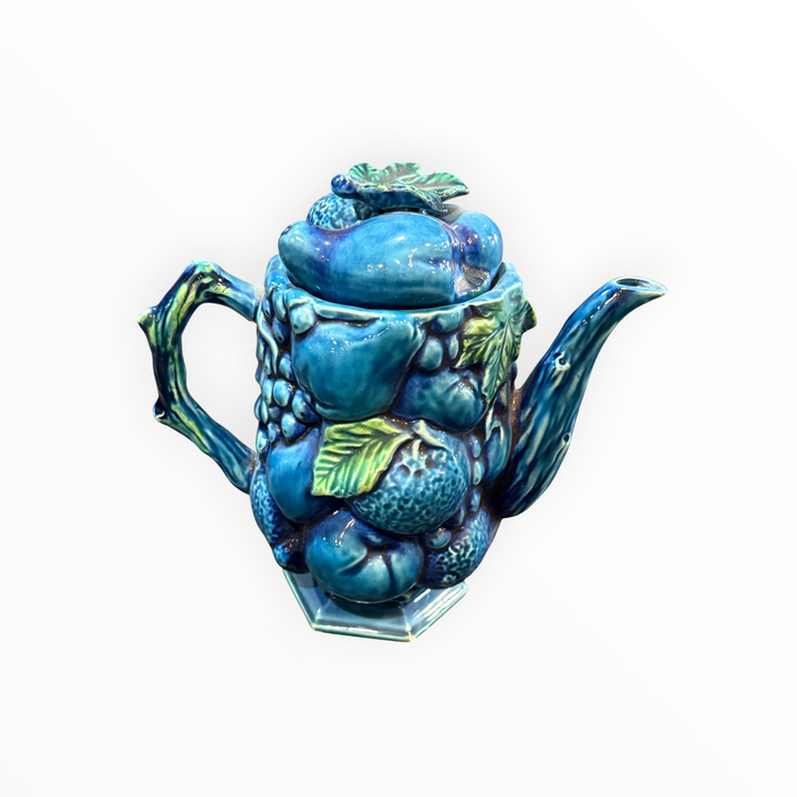 1960s Inarco Mood Indigo Blue Ceramic Coffee/Tea Set