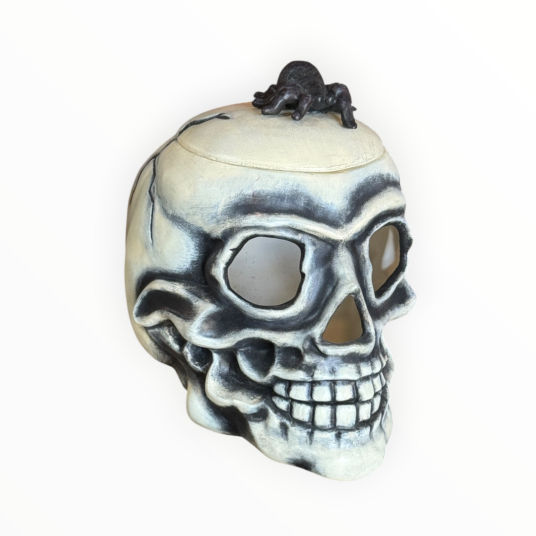 Vintage Handmade Ceramic Skull