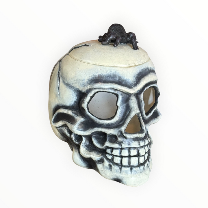 Vintage Handmade Ceramic Skull