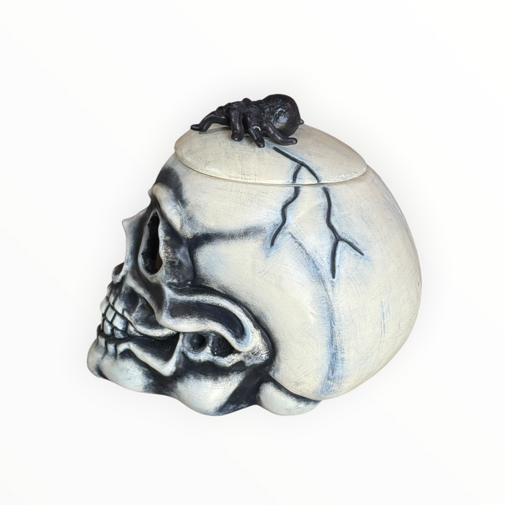 Vintage Handmade Ceramic Skull