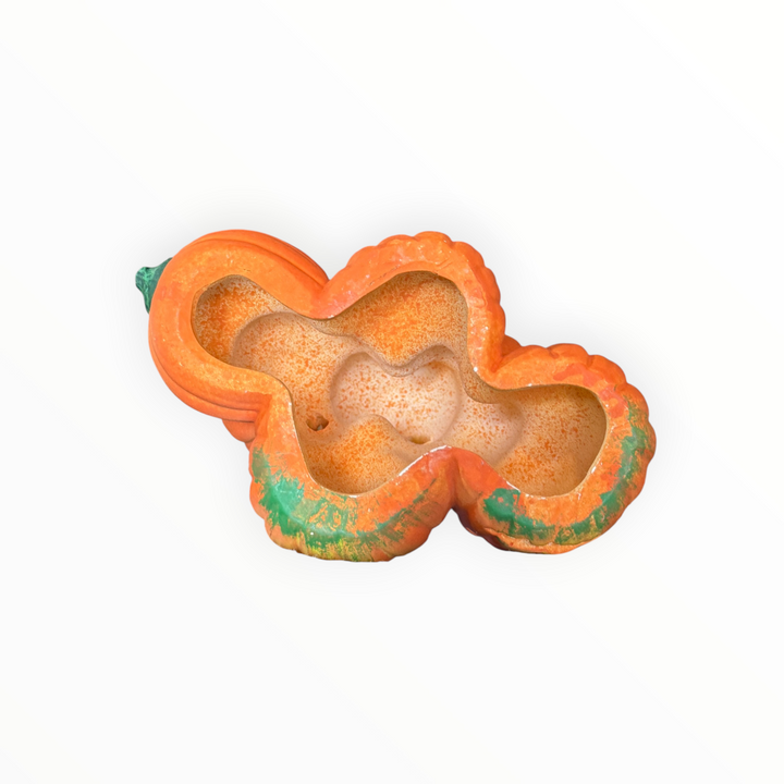 Vintage Handmade Ceramic Pumpkin Stack