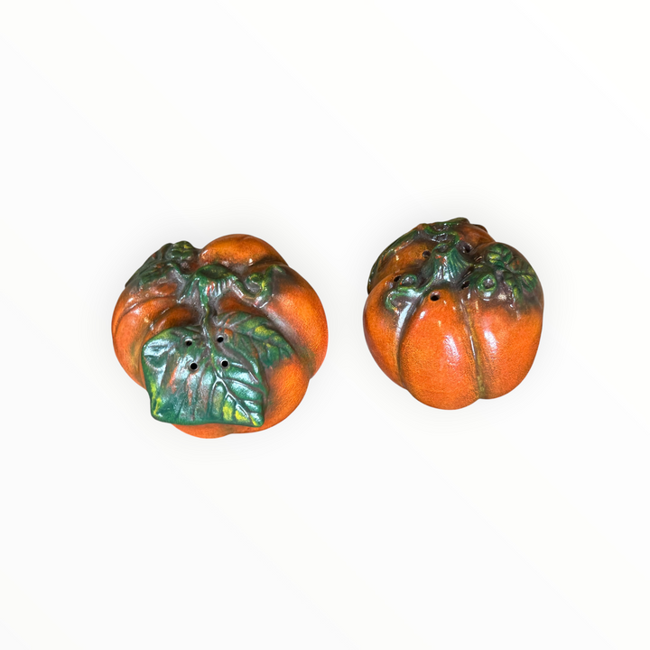 Vintage Ceramic Salt &amp; Pepper Pumpkins